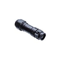 Amphenol LTW BB-02BMFA-QL8LPP Standard Circular Connector X-Lok, Standard Size, Plastic, 10A, 02 pins, Male Connector, Female Contact, Straight, Push Lock, Crimp, Field Installable, F8.0 - F10.0mm, IP68