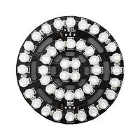 Adafruit 4222 Evaluation Boards NeoPixel Triple-Ring Board with 44 Thru-Hole LEDs - 66mm Diameter