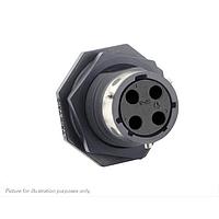 Eaton Souriau-Sunbank UTGX7124S Receptacles Jam nut receptacle, without backshell, for 4 female contacts, IP68/69K