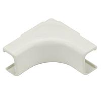 HellermannTyton TSR1FW-33 Wire Ducting & Raceways Internal Corner Cover, 3/4", 1" Bend Radius, PVC, Office White, 1/bg