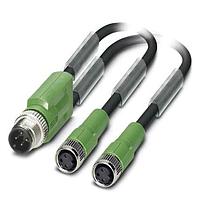 PHOENIX CONTACT 1417954 Sensor Cables / Actuator Cables SAC-3P-M12Y/3,4/0,5- PUR/M 8FS