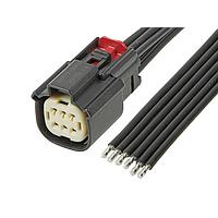 Molex 216286-1063 Single Ended MX150 R-S DR 6ckt 600mm Sn Sld Cbl