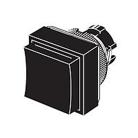 Omron Automation and Safety A22L-CR Pushbutton IL PB SQ RED Projection