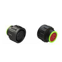 Amphenol SINE Systems AHDP06-18-08PN-BRA Plugs 8 Position Plug, Pin, Shell Size 18, Normal Diameter Seal (Green), Backshell Ring Adapter