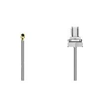 GCT (Global Connector Technology) CAB569RF-0100-A-1-E RF Cable Assemblies I-Pex MHF I2SMA STRJck R Mt stnlss SUS316 EPDM ORing 6GHz 100mm 1.37mm Cbl