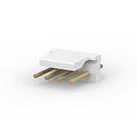 AMP Connectors - TE Connectivity 3-641209-4 Plug Housing HDR 4 POS VERT GOLD