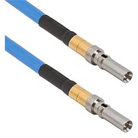 Amphenol SV Microwave MV67.3SMPS-085-MV67.3SMPS-120 RF Cable Assemblies VITA 67.3 SMPS VITA 67.3 SMPS 12"Cable