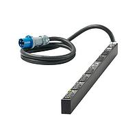 Panduit QZ1B2G6BN24Z1 Power Outlet Strips Network POU,Vert,60A,3~Delta,IEC60309 3P