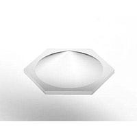 3M Electronic Specialty SJ-6553 Bumper HEXAGONAL CONE CLEAR