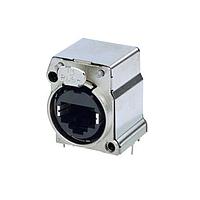 NEUTRIK NE8FBH-C5-LED-S XLR RECP CAT5e B series thrgh-hole LED shld