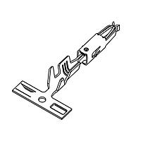 AMP Connectors - TE Connectivity 964261-3 (Cut Strip) Terminals MICRO TIM2 KONTAKT Cut Strip of 100