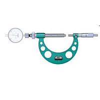 INSIZE 3296-100A Micrometer With Dial Indicator (0-100 mm/0.01)