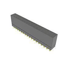 Samtec ESW-117-12-G-D-LL Stackthrough .100" Elevated Socket Strip