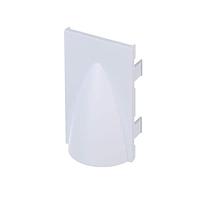 Panduit CHBHWH Wire Ducting & Raceways Hooded Frame Faceplate Insert, White