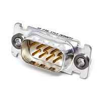 Cinch DER9PTI Plug DSUB 9M SOD R GF TIN