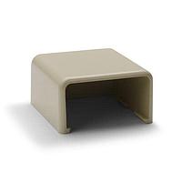 HellermannTyton TSR3I-36 Wire Ducting & Raceways End Cap, 1-3/4", PVC, Ivory, 10 Individual/bg