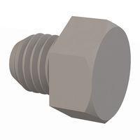 Essentra Components 012528H025 Cap Screw Hex Unslotted Bolt, 1/4-28 Thread, 1/4 Lg