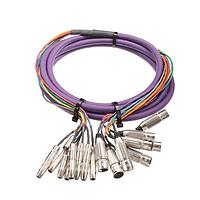 Switchcraft TRSF10XLRM Accessories TRS M-XLR M, 10 FT 8 CH AUD SNAKE