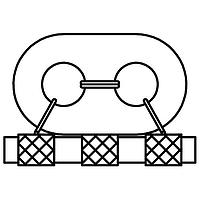 Pulse Electronics CX2038LNLT RF Transformers XFMR,RF,SGL,RAC,75:75 NPB