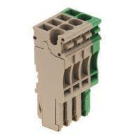 Weidmuller 1867110000 Pluggable Terminal Blocks ZP 2.5/1AN/4 GN/BE