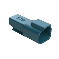 Amphenol SINE Systems AT04-2P-BLU Connectors 2 Pin Receptacle