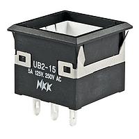 NKK Switches UB25KKW01N Sealed SQ SPDT ON(ON) SOLDR LUG BODY ONLY 6A