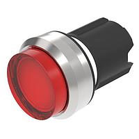 EAO 45-2231.32E0.000 Switch Actuators Illuminated pushbutton actuator red transparent lens raised above bezel momentary front metal housing plastic