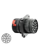 Eaton Souriau-Sunbank CL1R3101 Connectors 18P Sckt Receptacle Sealed Shell Size 3