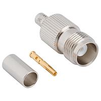 Amphenol RF 122412 Connectors TNC ST CRIMP JACK LMR 200 50 OHM TEF