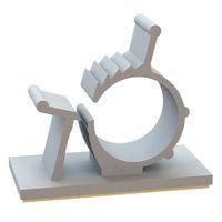 Essentra Components 22AAWC500600 Cable Clamp Adjustabe Clamp, Adhesive, .445-.560 Bundle Dia