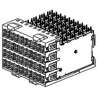 EDAC 500-080-225-F02 Headers ZD+ Connector, Female, R/A, 4 Pair