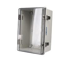 Bud Industries NBA-10162 Industrial Enclosures NEMA Enclosure with Stainless Steel Hinges and Latches (11.8 X 7.9 X 6 In)