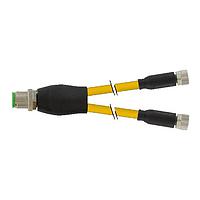 Murrelektronik 7000-40821-0300100 Sensor Cables / Actuator Cables M12 Y-distributor / M8 female 0, PUR 3x0.25 ye UL/CSA+drag chain 1m