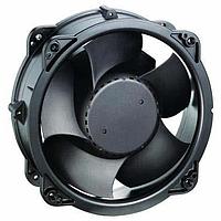 ebm-papst W1G208-BA35-52 Axial Fan DC Tubeaxial Fan, 232x80mm Round, 24VDC, 618CFM, 96W, 74dBA, Ball, Terminals