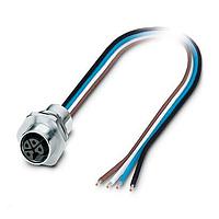 PHOENIX CONTACT 1425587 Sensor Cables / Actuator Cables 4POS Socket M12 Cable Length 0.2m