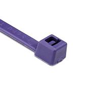 HellermannTyton T50R7C2 Cable Ties Cable Tie, 8" Long, UL Rated, 50lb Tensile Strength, PA66, Purple, 100/pkg