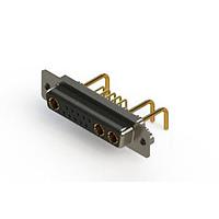 EDAC 630-13W3250-1N2 Mixed Contact D-Sub Connectors Right-angle Power Combo D-Sub Connector