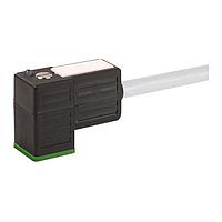 Murrelektronik 7000-94041-2160500 Sensor Cables / Actuator Cables MSUD VALVE PLUG FORM CI 9.4 MM, PVC 3X0.75 GRAY, 5m
