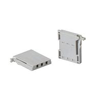 3M 3SD02-S01 Connectors 3M Mini Stack Connector Dust Cover, 2 Contacts, 1 Row, Gray, Stack-Type