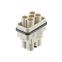 HARTING 09120062662 Inserts Han Q 4/2-M insert QL 2,5-6mm