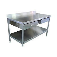 ShiZu STB-BANNGANKEO Stainless steel work table with drawers