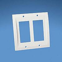 Panduit ECPGEI-2G Faceplate Frame Dbl Gang Rectangular Screw-On Facepla
