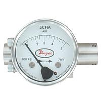 Dwyer DTFF-1S-8O Low Flow Fixed-Orifice Flowmeter – Stainless Steel, 3000 psig, Pre-Calibrated (8 gal/h)