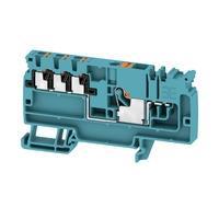 Weidmuller 2522830000 DIN Rail Terminal Blocks AAP11 6/6X1.5 LO-LI BL/OR