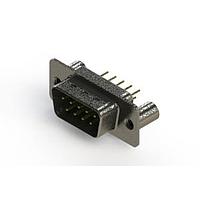 EDAC 627-M09-220-GT3 D-Sub Connectors - Standard Density Vertical Machined D-Sub Connectors
