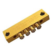 Johnson / Cinch Connectivity Solutions 127-0711-321 Multi-Port Connectors M Full Detent R Ang Surface Mt SMP 4P