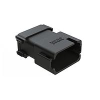 Amphenol SINE Systems AT16-18PE-K004 18-Way 18 Position Receptac Cap, Keyed E, Black