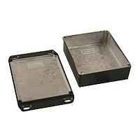 Hammond Manufacturing 1590WBBFLBK Die-cast box Diecast w/Flange 4.67x1.18x3.68"Black