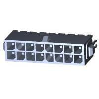 AMP Connectors - TE Connectivity 4-794681-6 Headers 16P MICRO MNL ASSY VRT,THRU,LF