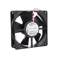 ebm-papst 4318/2R Axial Fan DC Tubeaxial Fan, 48VDC, 45dBA, Ball, Speed Signal/Open Collector Output